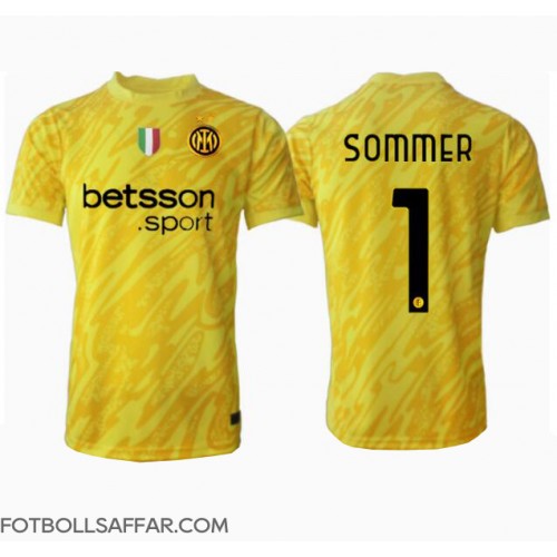 Inter Milan Yann Sommer #1 Målvakt Bortatröja 2024-25 Kortärmad